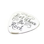 Silver “Let There Be Rock” Plectrum